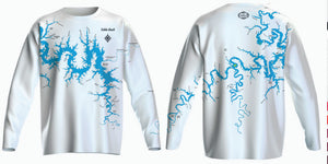 Table Rock Lake Fishing T Shirt White Long Sleeve SPF
