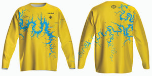 Table Rock Lake Fishing T Shirt Yellow Long Sleeve SPF