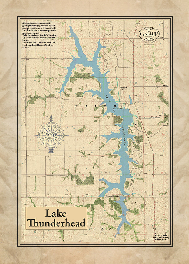 Lake Thunderhead Missouri Map