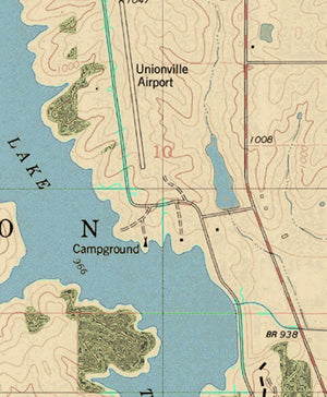 Lake Thunderhead Missouri Map