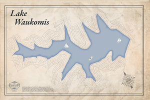 Lake Waukomis Old West Style